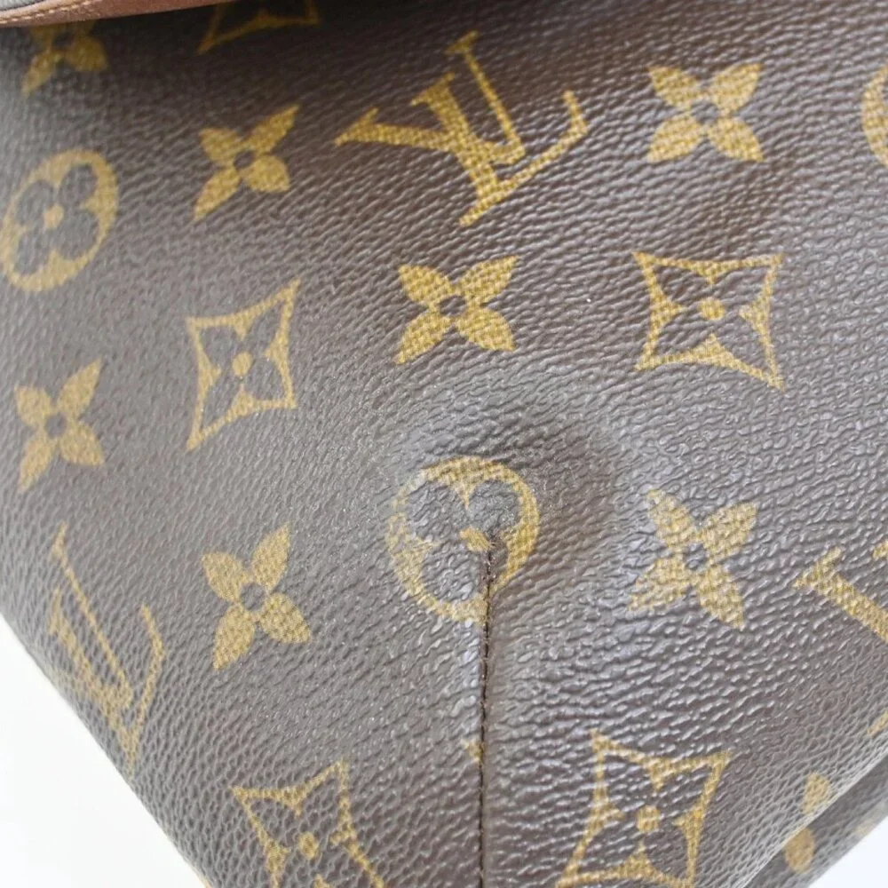 LOUIS VUITTON Musette Shoulder Bag Monogram Leather Brown France M51256 66FB896 - Picture 7 of 16